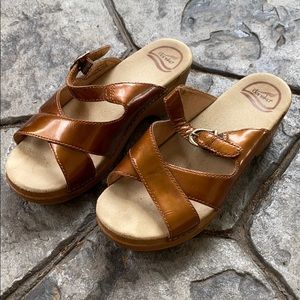 Dansko Sandal Clogs Copper Size 38